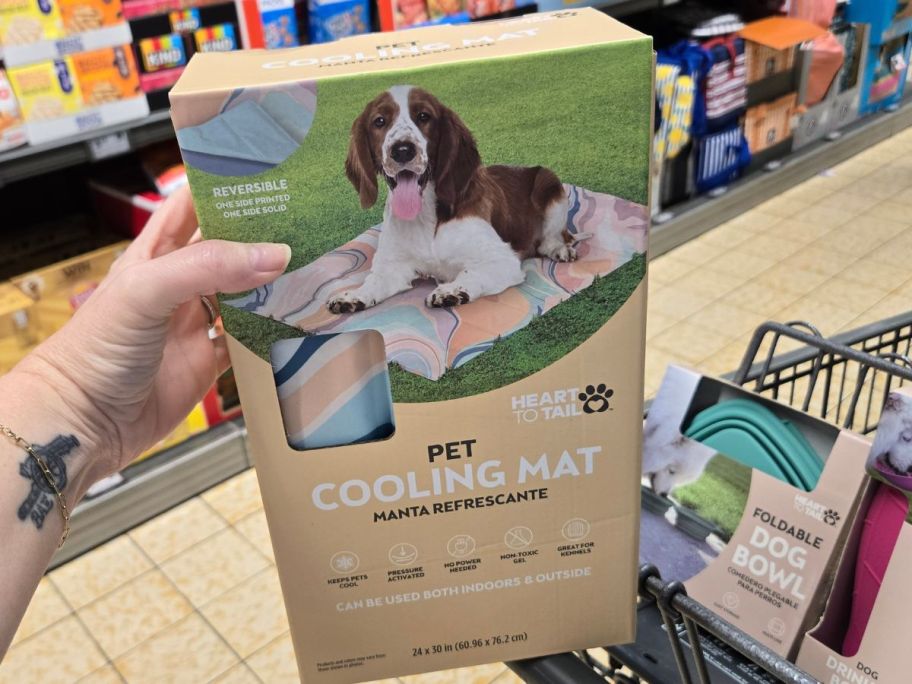 A Pet Cooling Mat from ALDI