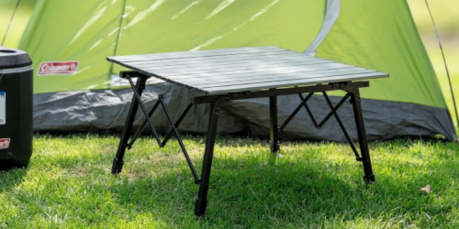 Folding Aluminum Camp Table Just $38 Shipped on Amazon (Reg. $100)