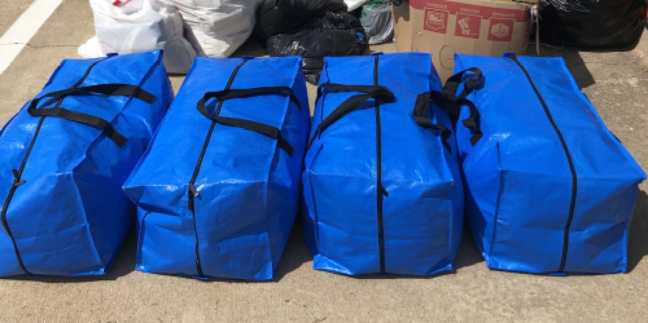 Extra-Large Moving Storage Bags 4-Pack Only $10.54 on Amazon (Just $2.64 Each)