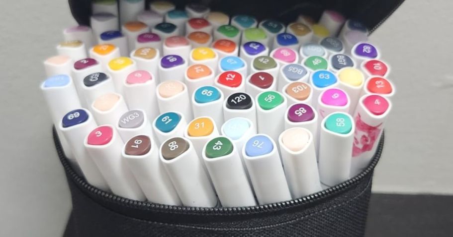 80 Alcohol Markers Only $11 Shipped on Amazon (Reg. $25)
