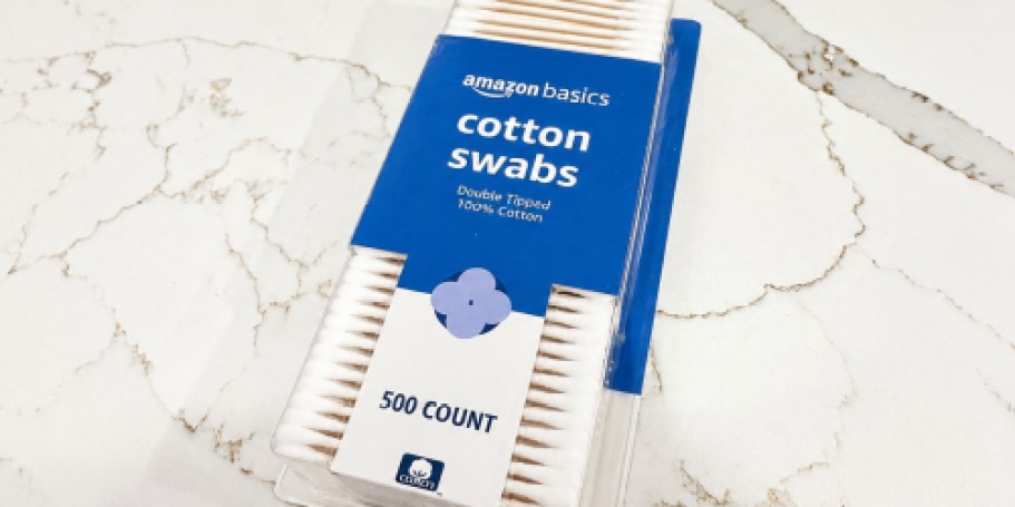 Amazon Basics Cotton Swabs 500-Count Only $2 Shipped