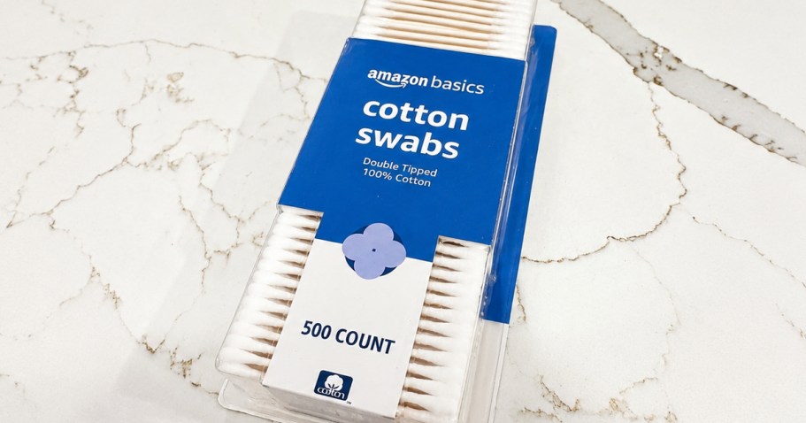 Amazon Basics Cotton Swabs 500-Count Only $2 Shipped