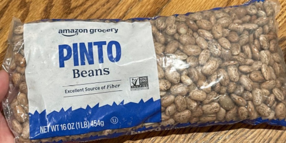 Amazon Grocery Dried Pinto Beans Only 80¢ Shipped
