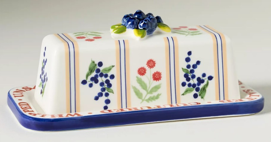 blueberry butter dish