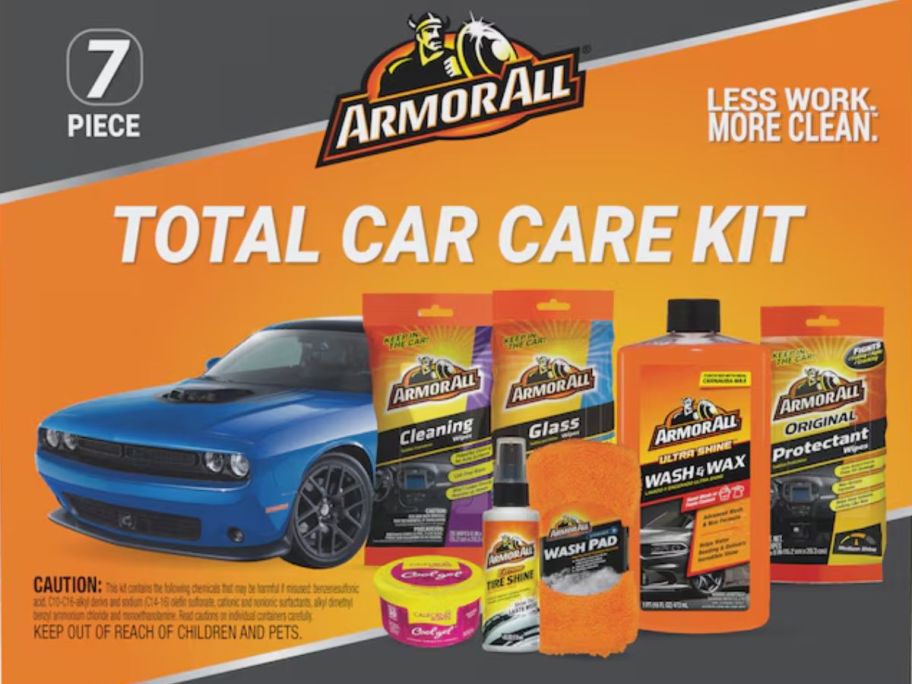 Stock image of an Armor All Car Care Kit