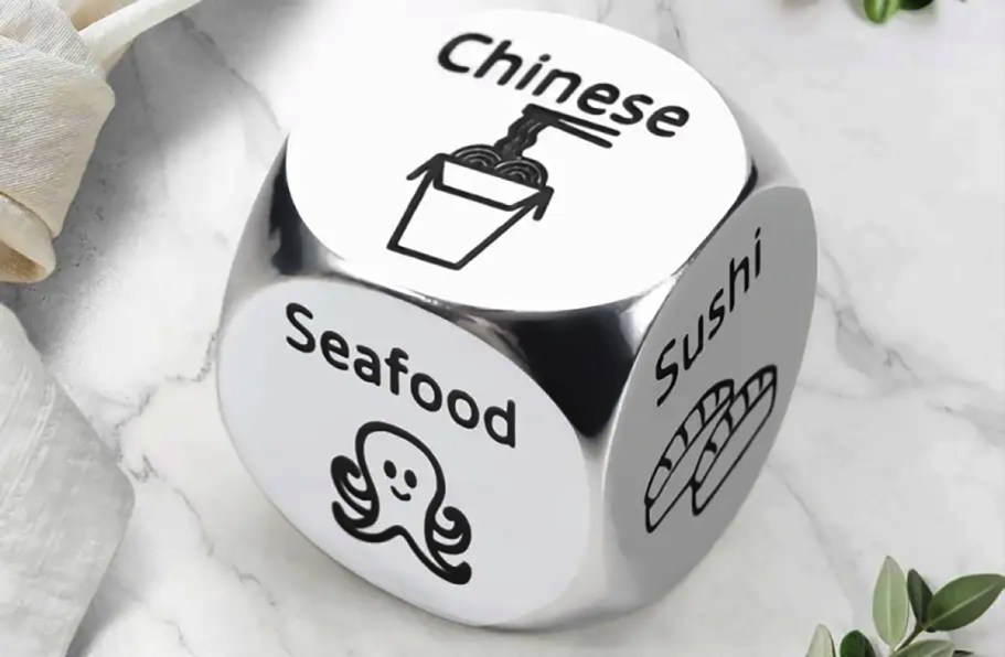 Can’t Decide What to Eat for Date Night? These Food Dice Are Just $2.69 on Amazon!