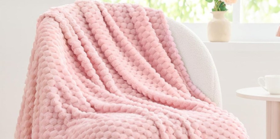 Fleece Throw Blanket Just $9.99 Shipped for Amazon Prime Members