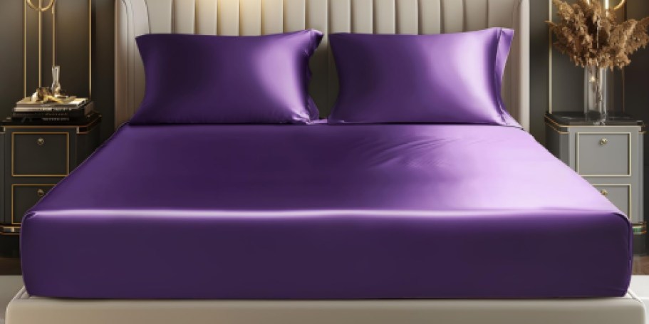 Luxurious Satin Sheets Sets from $10 Shipped for Amazon Prime Members