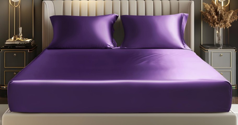 Luxurious Satin Sheets Sets from $10 Shipped for Amazon Prime Members