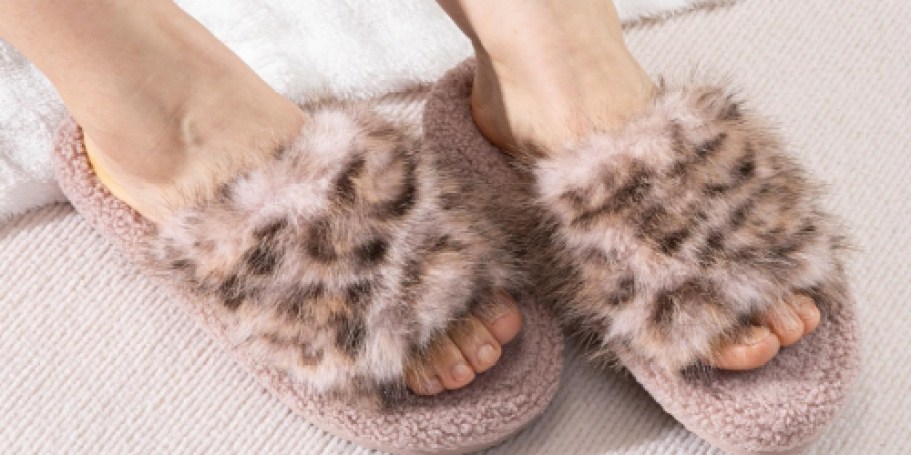 Women’s Fuzzy Slippers Just $9.99 on Amazon (Reg. $20)