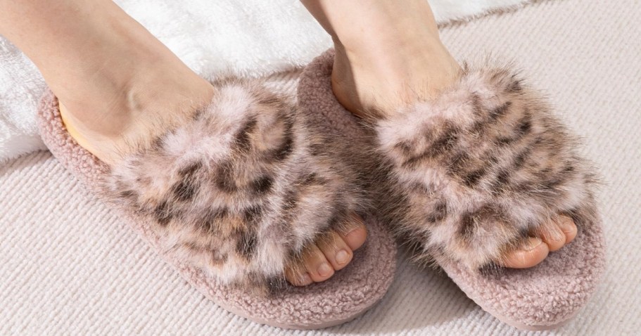 Women’s Fuzzy Slippers Just $9.99 on Amazon (Reg. $20)