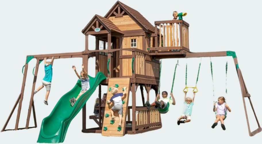 kids backyard fort