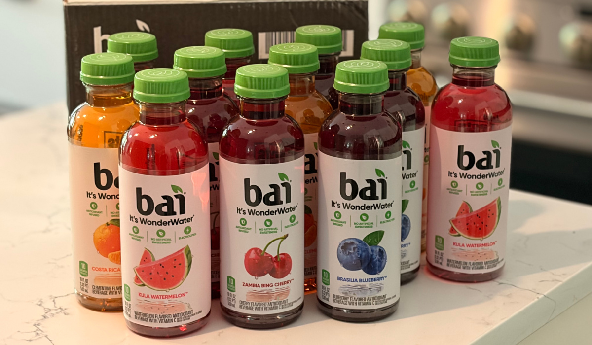 Bai WonderWater Drinks 12-Count Variety Pack Only $11 Shipped on Amazon (Just 10 Calories)
