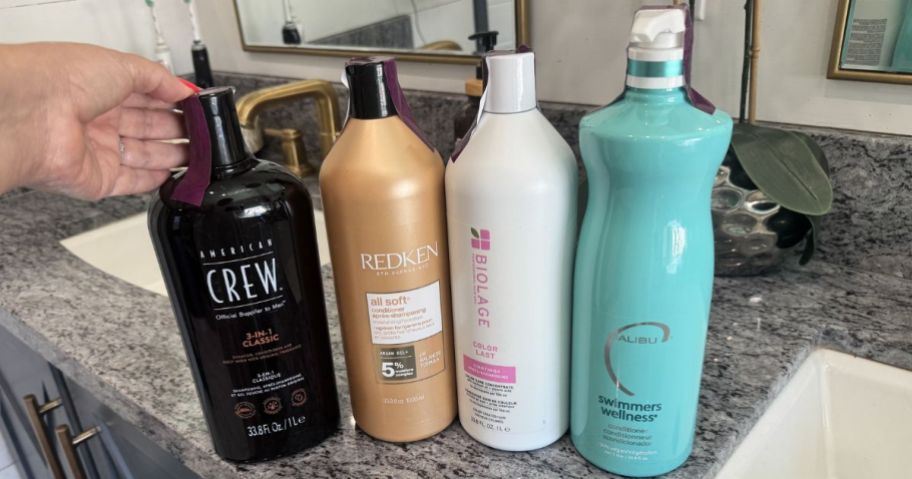 4 bottles of Beauty Brands Hair Care