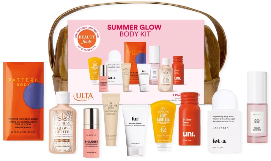 Beauty Finds by ULTA Beauty Summer Glow Body Kit 9 Piece Set