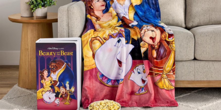 Hurry! Disney Movie Throw Blankets w/ VHS Gift Box Just $19.98 on SamsClub.com