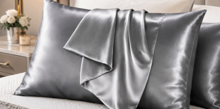 Satin Pillowcase 2-Pack Only $3 Shipped for Amazon Prime Members