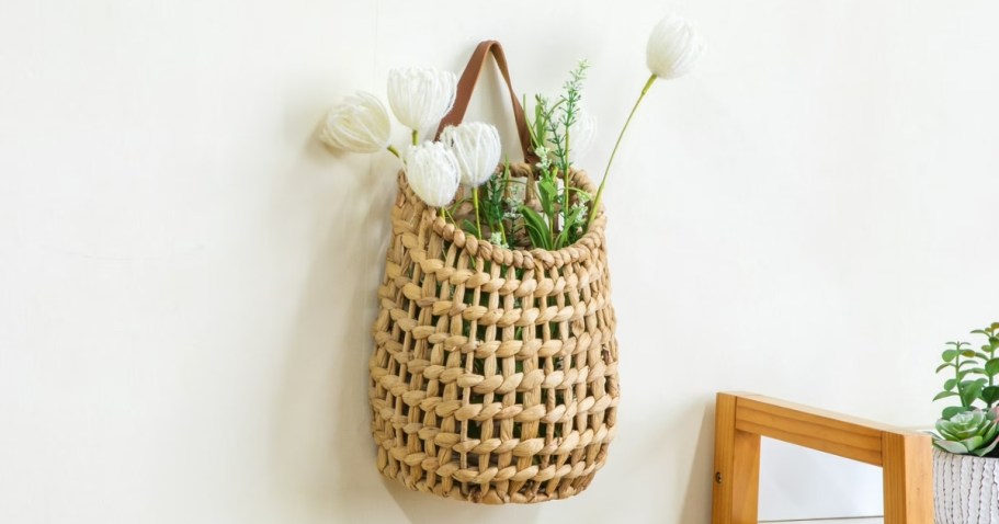Don’t Miss This Gorgeous Hyacinth Hanging Basket from Walmart
