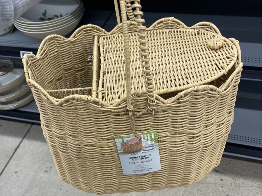 We’re Loving This Better Homes & Gardens Rattan Picnic Basket (Grab it Before it’s Gone!)