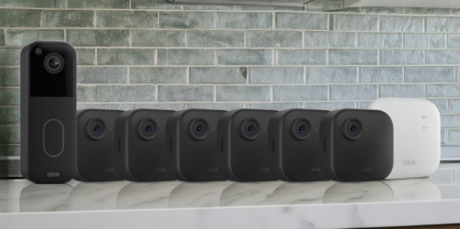 OVER $320 Off Blink Video Doorbell + 6-Camera Security Bundle