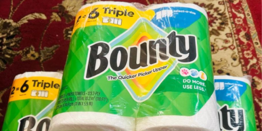 Bounty Triple Roll Paper Towels 2-Pack Only $5.64 Shipped on Amazon