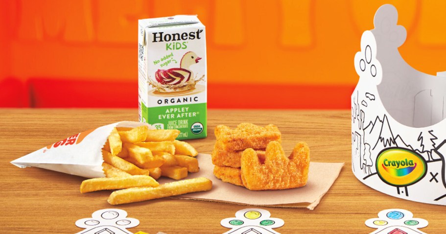 Burger King Crown Nuggets Available June 2nd + New Crayola Kids Meal