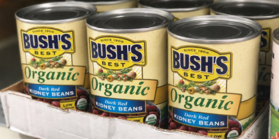 Bush’s Organic Kidney Beans 12-Pack Only $11 Shipped on Amazon