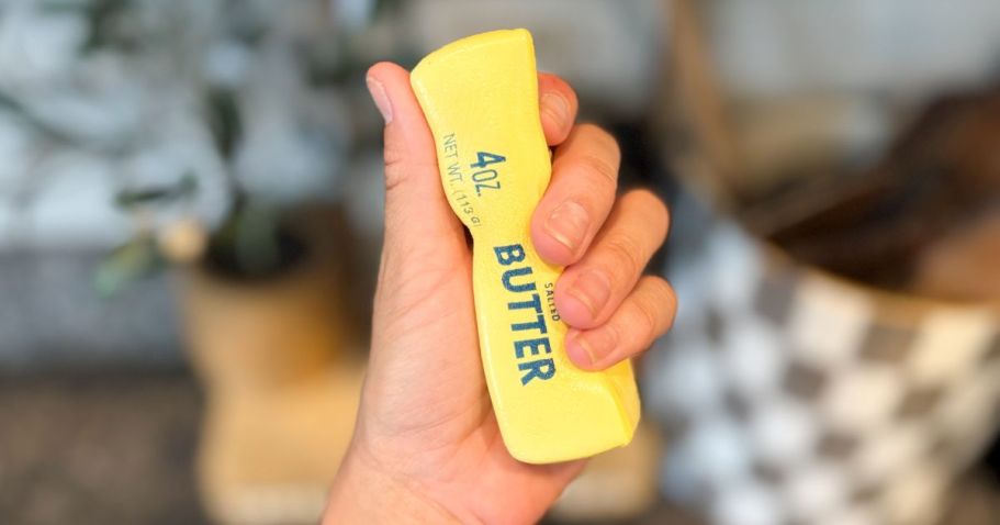 Butter Squishy Toy Only 99¢ (It Even Smells Like Butter!)