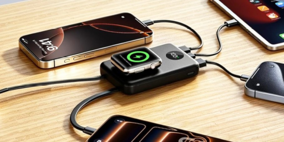 Portable Power Bank Just $16.49 on Amazon (Reg. $33) | Charges 6 Devices at Once