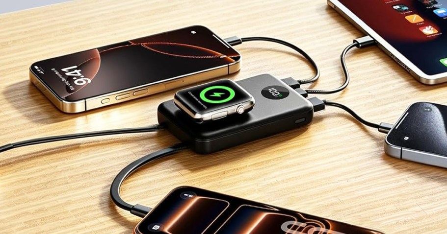 Portable Power Bank Just $16.49 on Amazon (Reg. $33) | Charges 6 Devices at Once