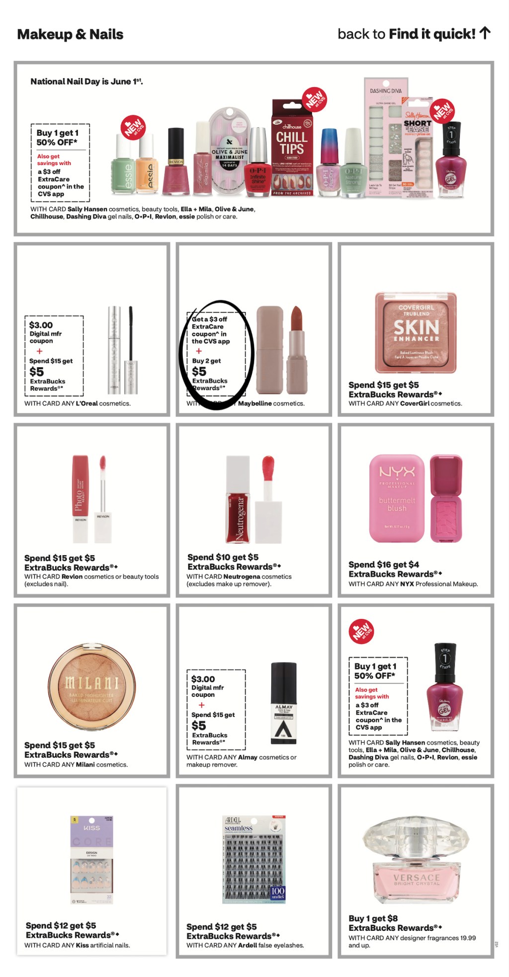page from CVS ad