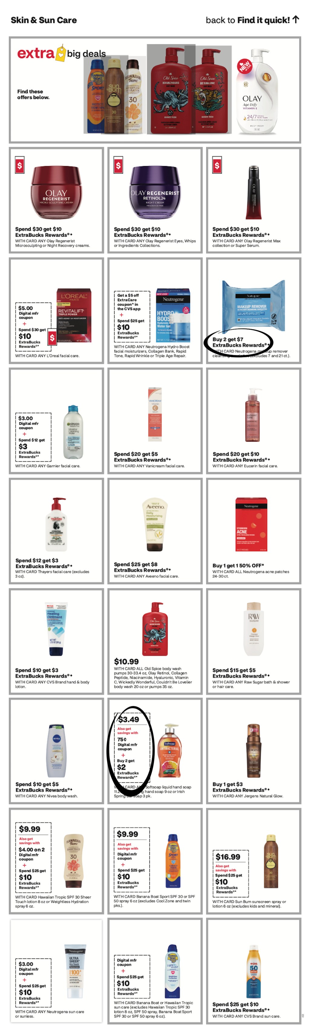 page from CVS ad