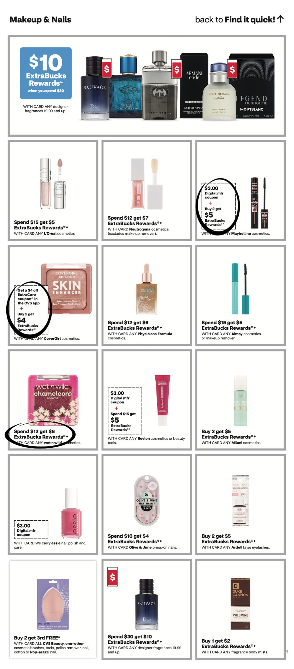 page from CVS ad