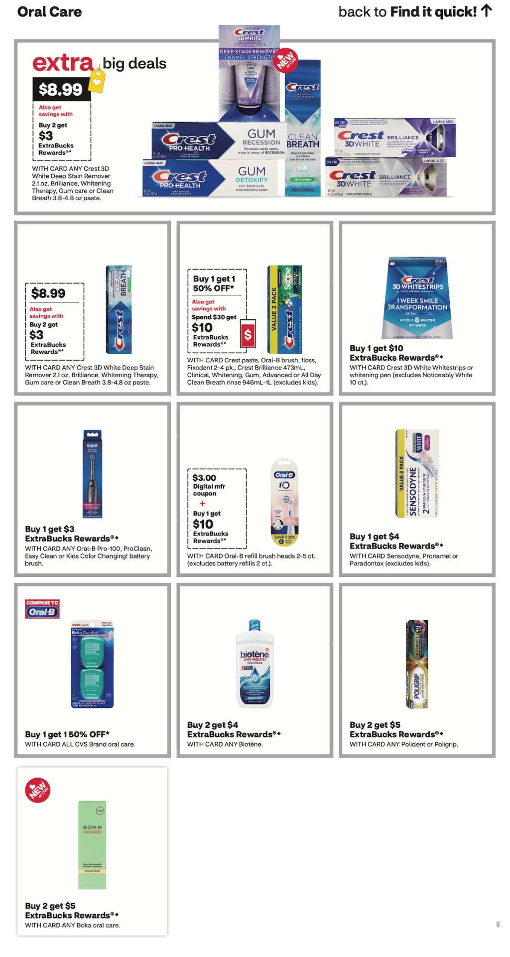 page from CVS ad