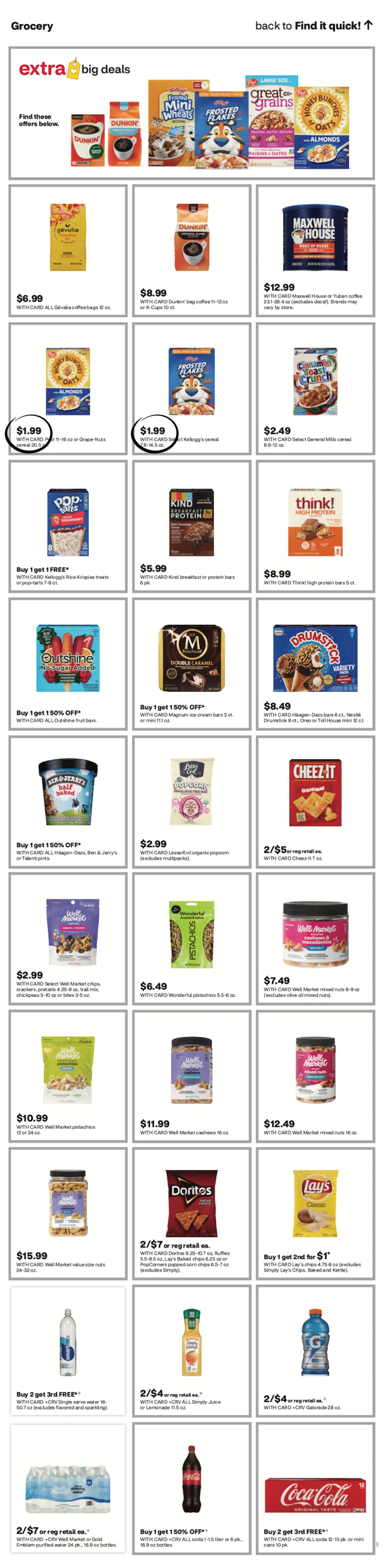 page from CVS ad