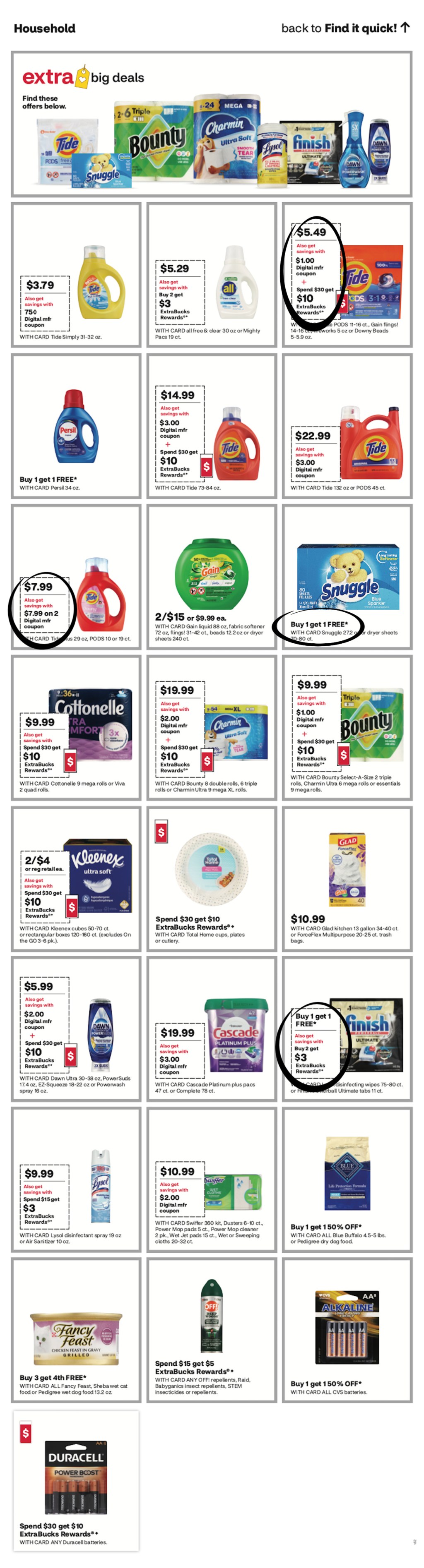 page from CVS ad