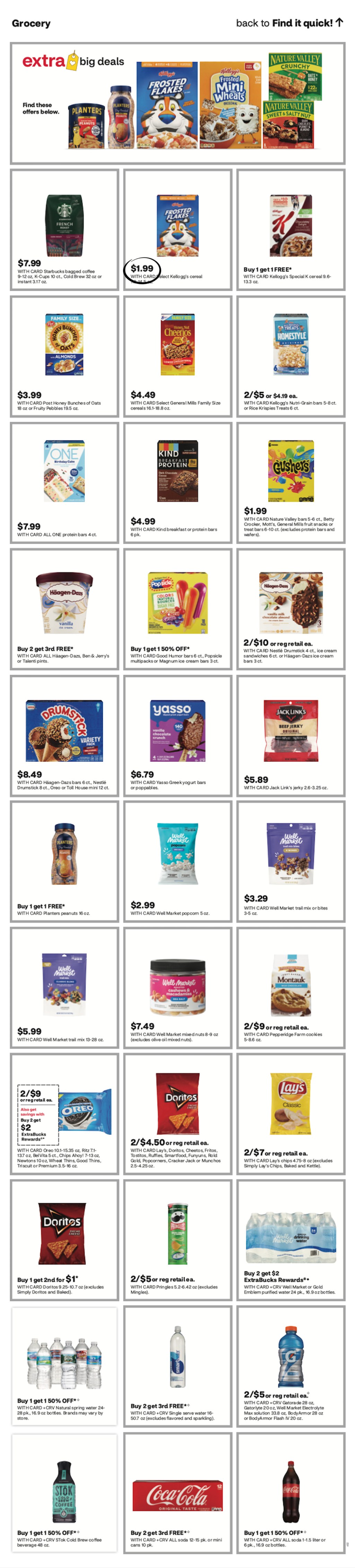 page from CVS ad