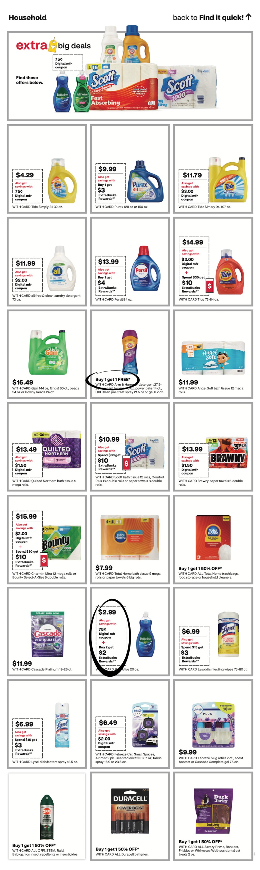 page from CVS ad