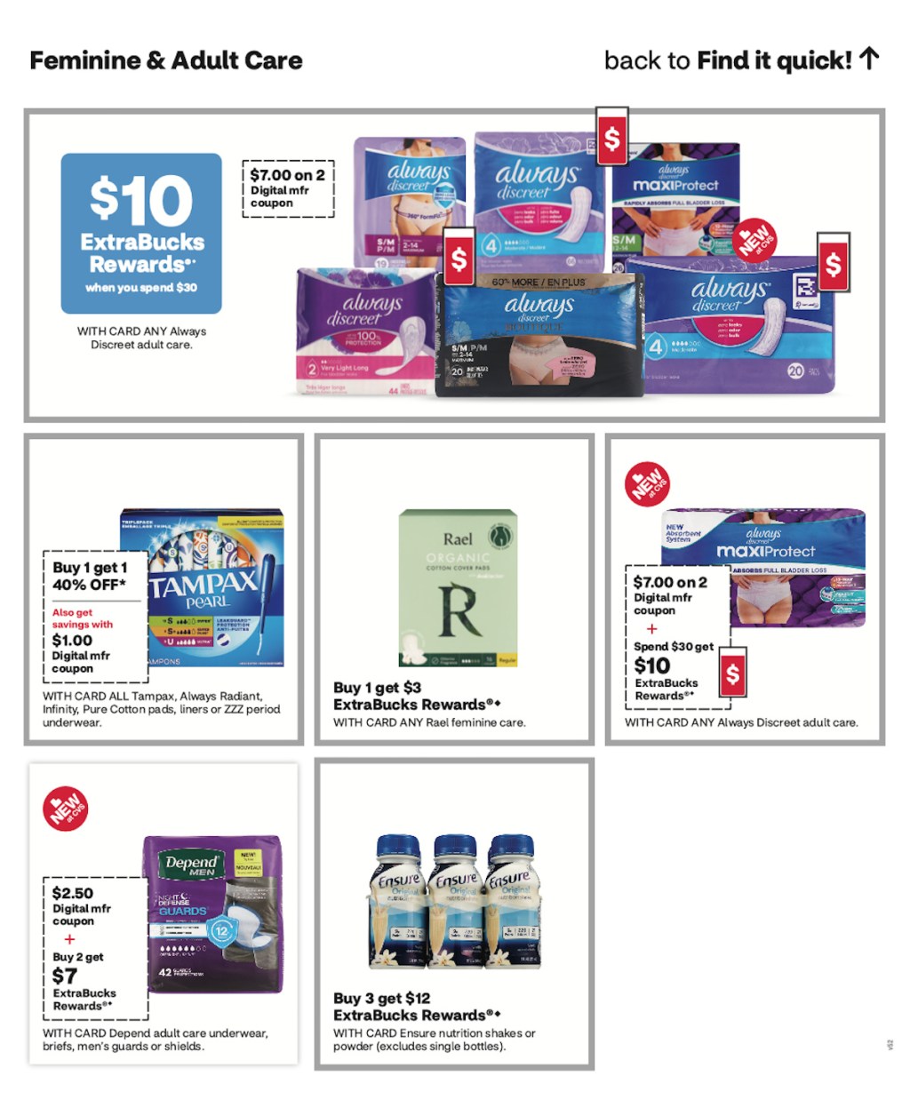 page from CVS ad