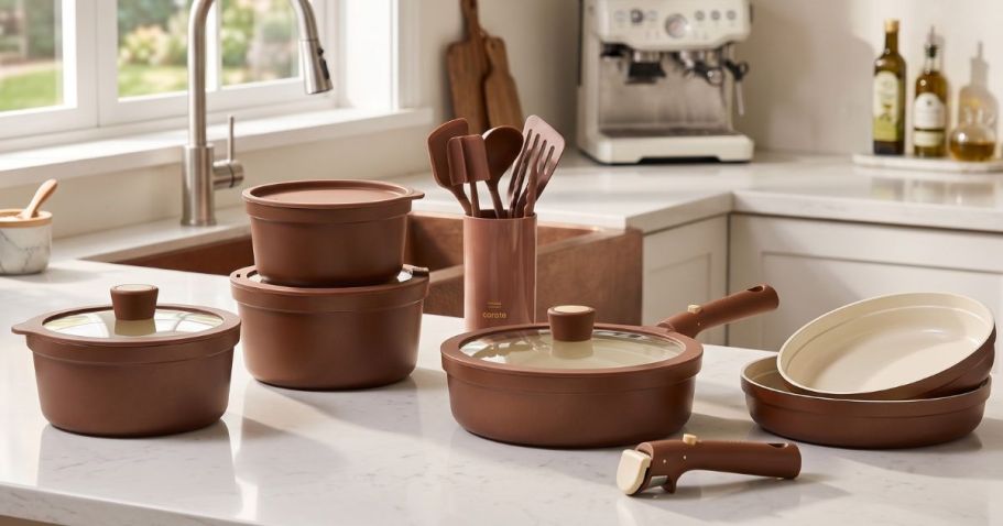 Carote 22-Piece Cookware Set Only $39.99 Shipped on Amazon (Reg. $90)