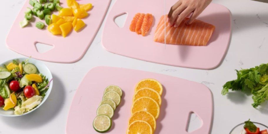Carote 3-Piece Cutting Board Set Only $4.99 on Walmart.com