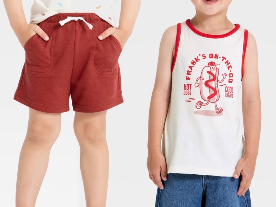 Cat & Jack Toddler Boys Tanks & Shorts