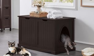 Cat Litter Box Furniture from $50.99 Shipped on Amazon