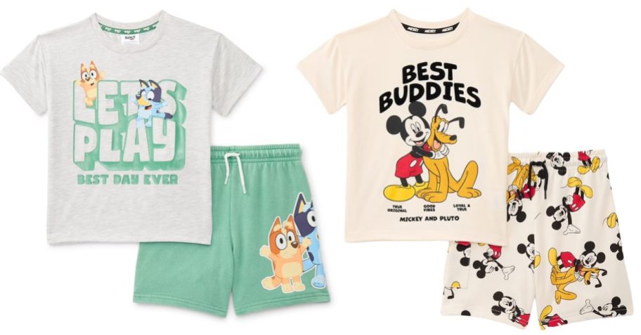 Bluey and Mickey Character Kids Sets