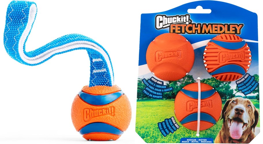 orange chuckit balls