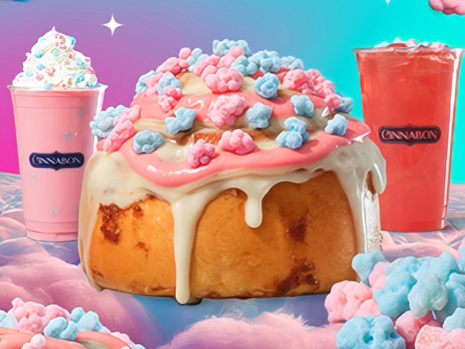 Cinnabon Cotton Candy Menu