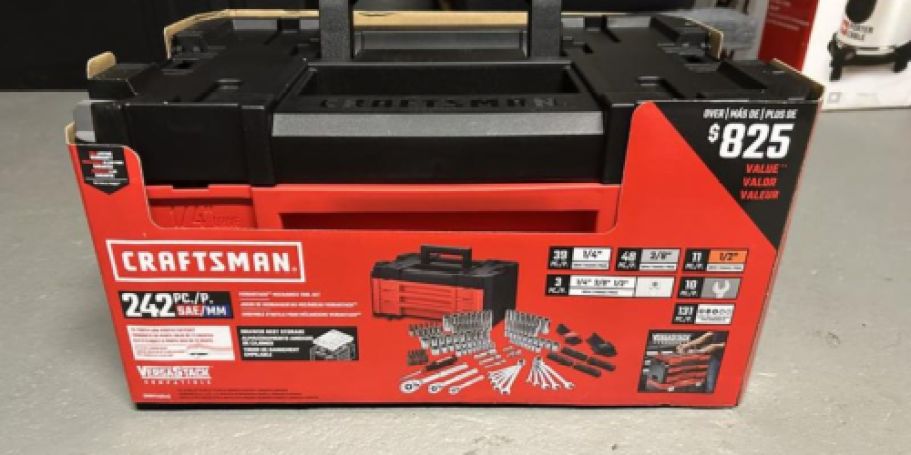 Craftsman 242-Piece Mechanics Tool Set w/ Case Only $99 Delivered ($825 Value)