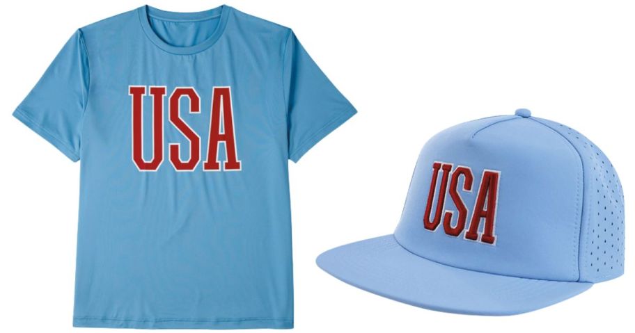 Crane USA T-Shirt and hat