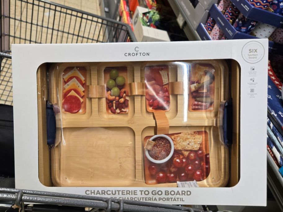 Crofton Charcuterie to Go Board in cart in store