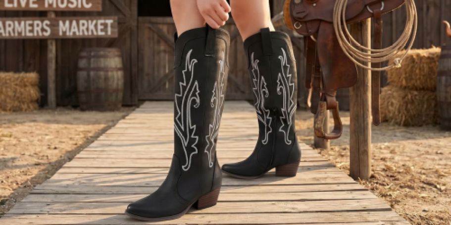 Women’s Western Boots Just $26 Shipped on Amazon (Reg. $58)